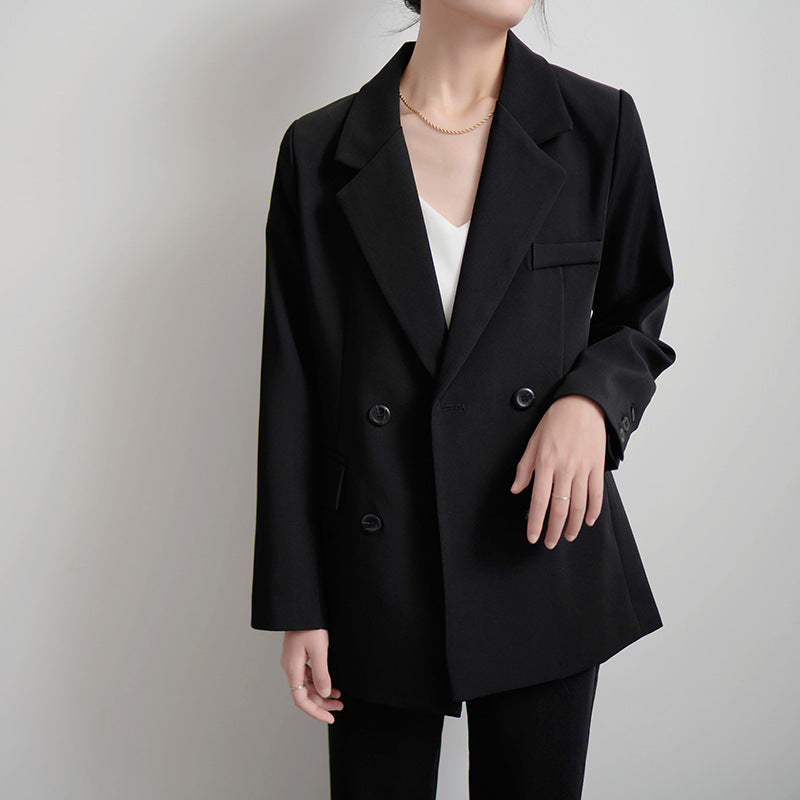 Damen Oversized Blazer Doppelter Knopfleiste