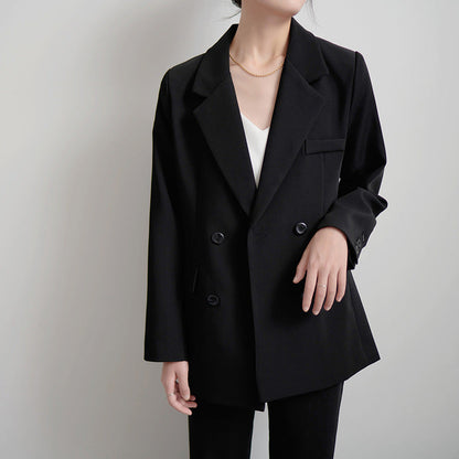 Damen Oversized Blazer Doppelter Knopfleiste