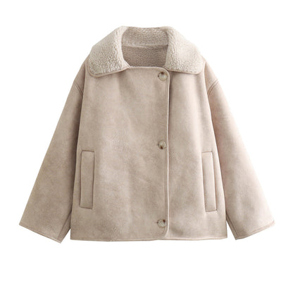 Damen Fleecejacke Weiches Innenfutter Norvielle