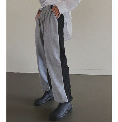 Damen Freizeithose Sportlich Mit Farbdetails