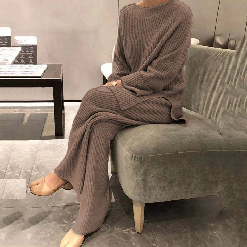 Damen Strickensemble Weit Schnitt Norvielle