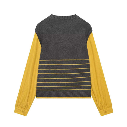 Damen Cardigan mit Kontrasten Norvielle