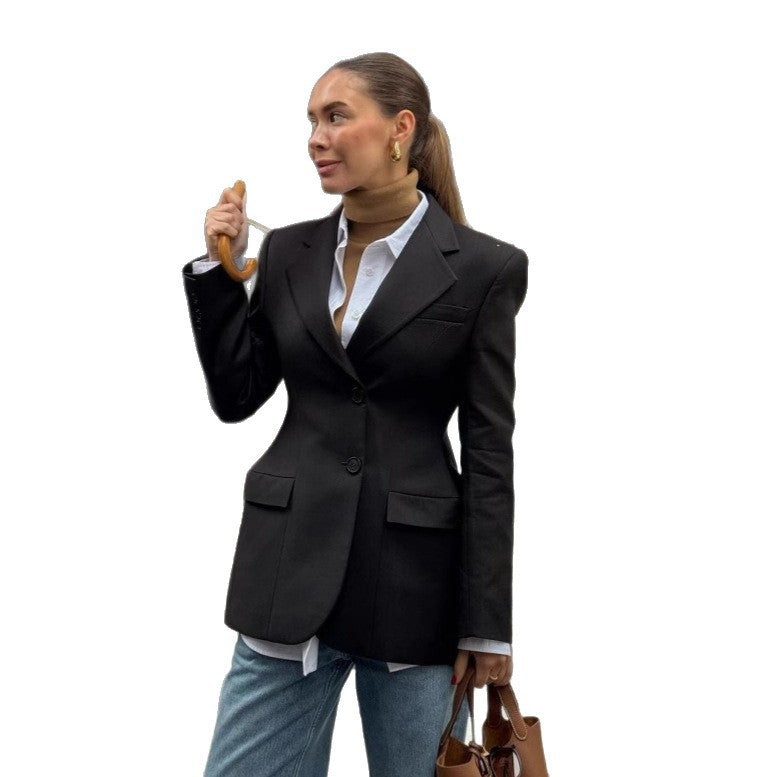 Damen Blazer Oversized Schnitt Norvielle