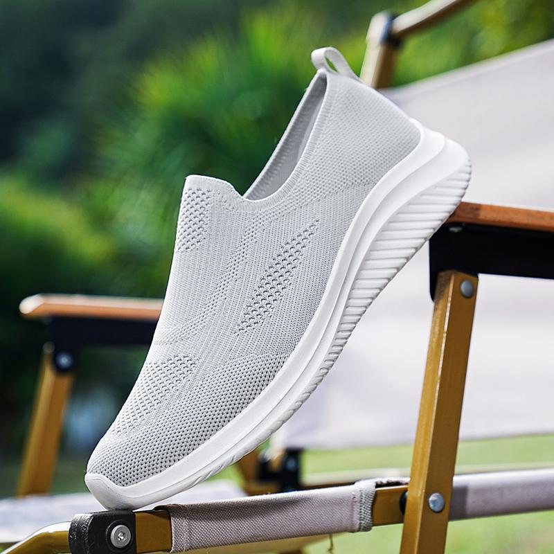 Herren Leicht Sneaker Atmungsaktives Strickdesign