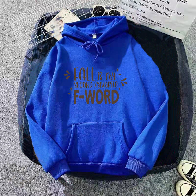 Damen Kapuzenpullover Lässiger Schnitt Mit Spruch