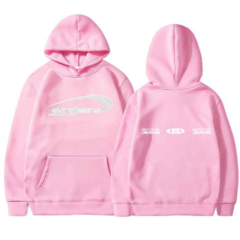 Damen Kapuzensweater Modernes Logo-Design Kängurutaschen Norvielle