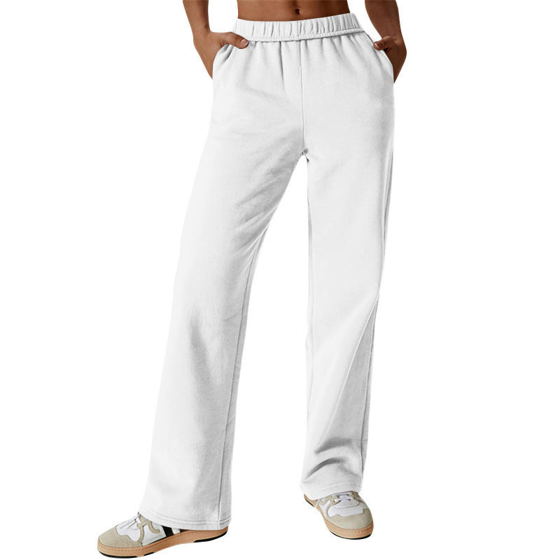 Damen Freizeithose Bequeme Passform Seitentaschen Norvielle