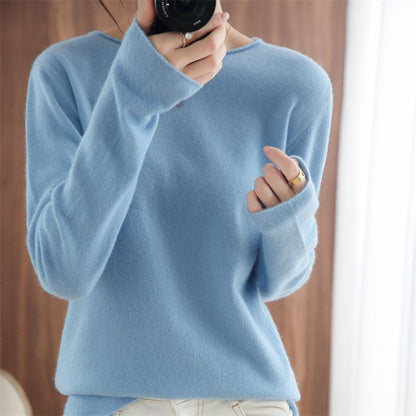 Damen Pullover Weicher V-Ausschnitt Norvielle