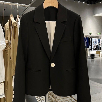 Damen Blazer Tailliert Schmal Revers Norvielle