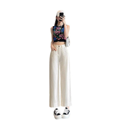 Damen Highwaist Jeans Weit Norvielle