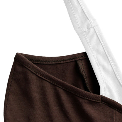 Damen Langarmshirt Doppeltes Design Raffung Norvielle