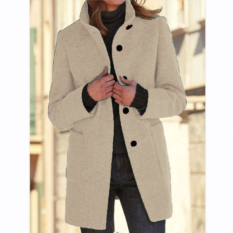 Norvielle Herren Button-Down-Mantel Elegantes Design