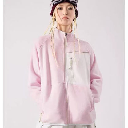 Damen Outdoor-Jacke Funktionstaschen Reißverschluss Norvielle