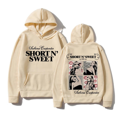 Damen Kapuzenpullover Comic-Design Lässig Grün