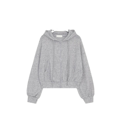 Damen Sportjacke Kurz Reißverschluss Norvielle