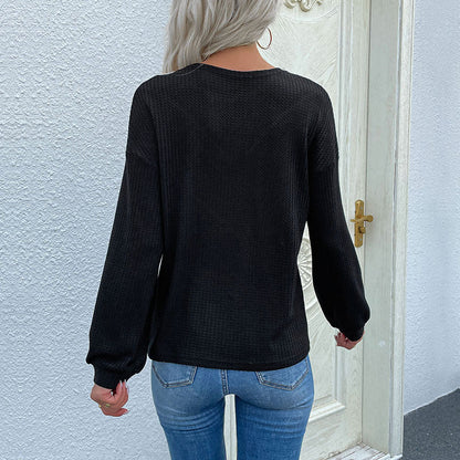 Damen Pullover Spitzenakzent Strukturiert Norvielle