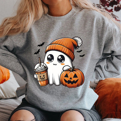 Damen Sweatshirt Halloween-Grafikdesign Norvielle