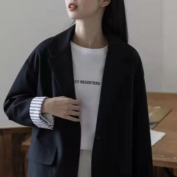 Damen Longline Blazer Klassisch