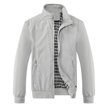 Leichte Übergangsjacke Stehkragen Freizeitjacke Outdoor
