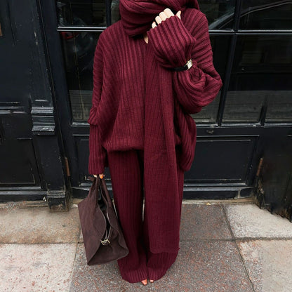 Damen Strickensemble Weit Schnitt Norvielle - Norvielle
