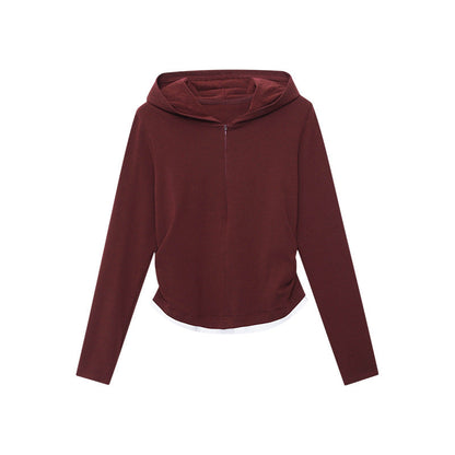 Damen Hoodie Mit Reißverschluss Und Daumenlöchern Norvielle