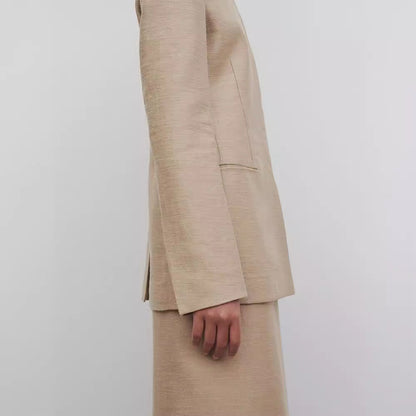 Damen Blazer Elegantes Design Strukturiert