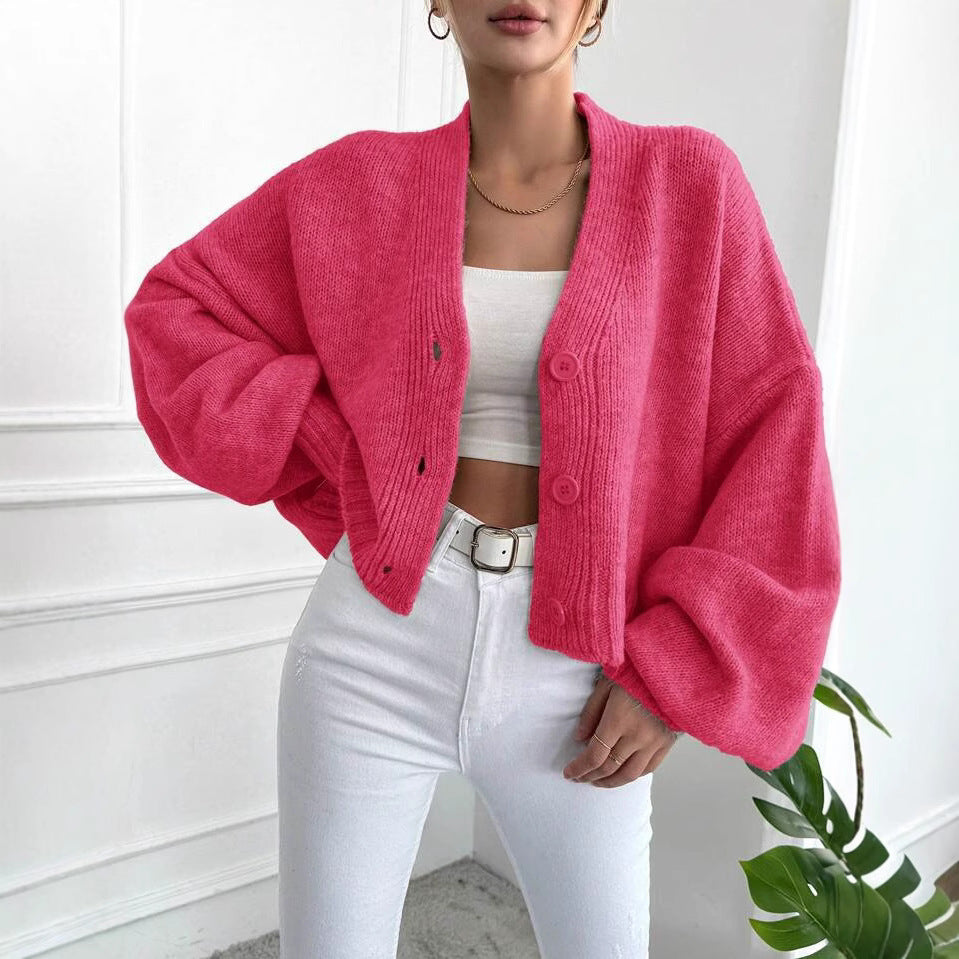 Damen Oversized Strickjacke