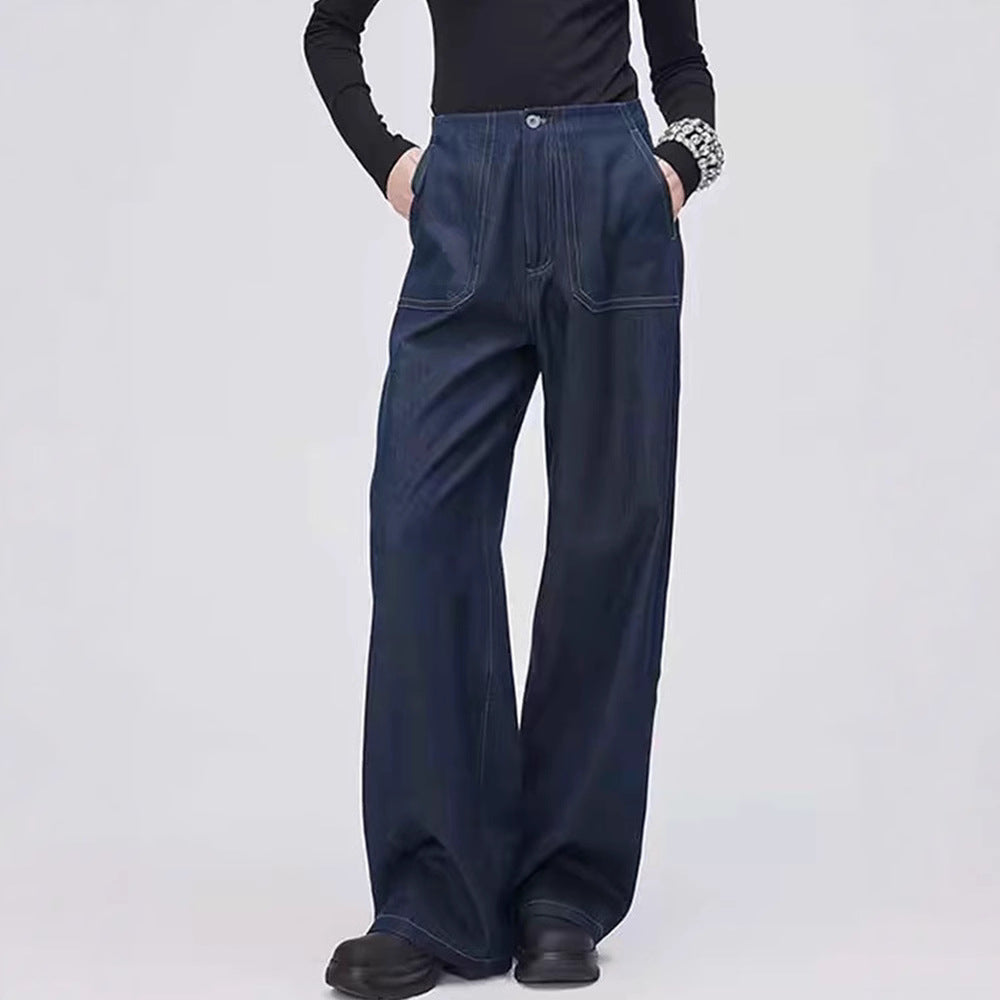 Damen Jeans Weite Bein Hohes Bund Norvielle - Norvielle