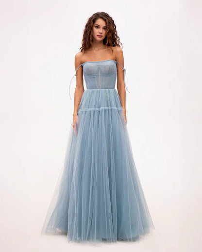 Damen Abendkleid Tüll Norvielle Elegant