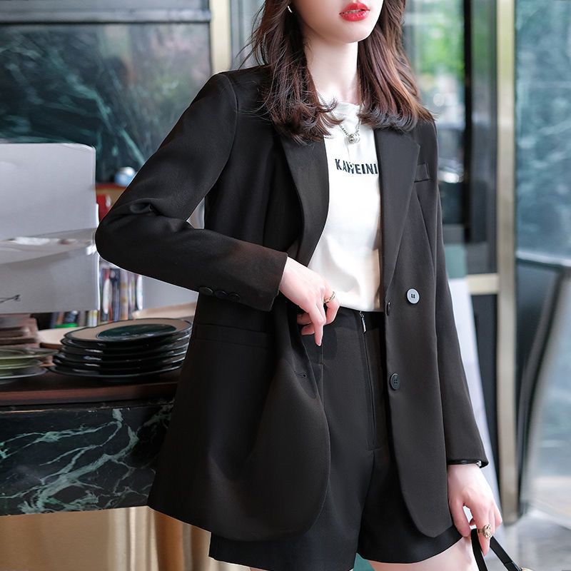 Damen Blazer Klassischer Schnitt Doppelknopfleiste Norvielle