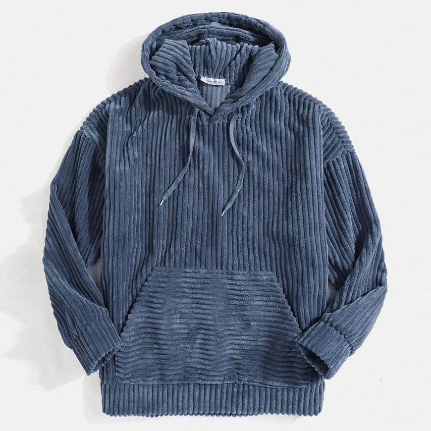 Damen Kapuzenpullover Rippdesign Norvielle