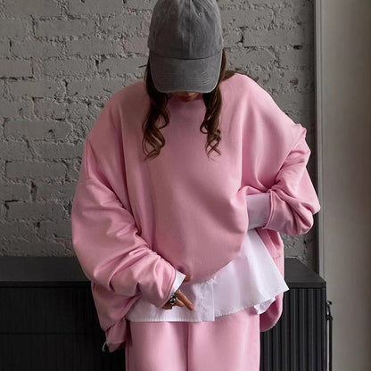 Damen Oversized Hoodie Jogginganzug Norvielle