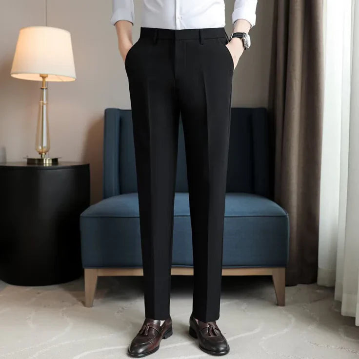Herrenhose Geradliniger Stil Baumwolle