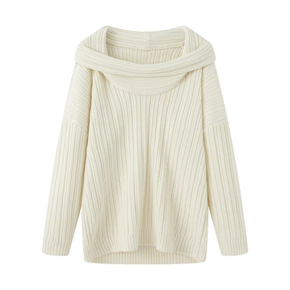 Damen Grobstrickpullover Rollkragen Norvielle