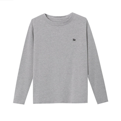 Damen Langarmshirt Minimalistisch Leicht Norvielle