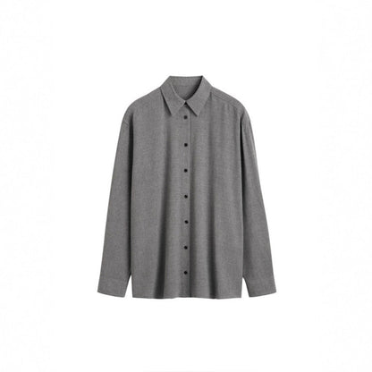 Damen Oversized Hemdbluse Moderner Schnitt Lässig Weiß