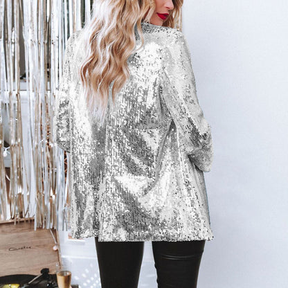 Damen Glitzer Blazer Norvielle