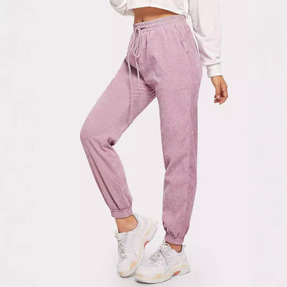 Damen Sweatpants Elastischer Bund Praktische Taschen Norvielle