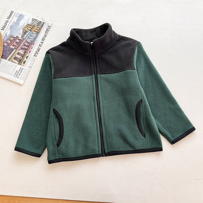 Damen Fleecejacke Hochschließend Reißverschlusstaschen Norvielle