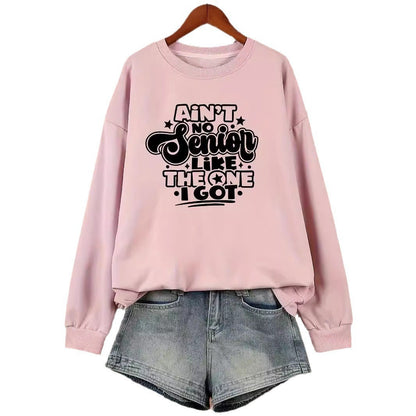 Damen Sweatshirt Lässiges Spruchdesign Norvielle