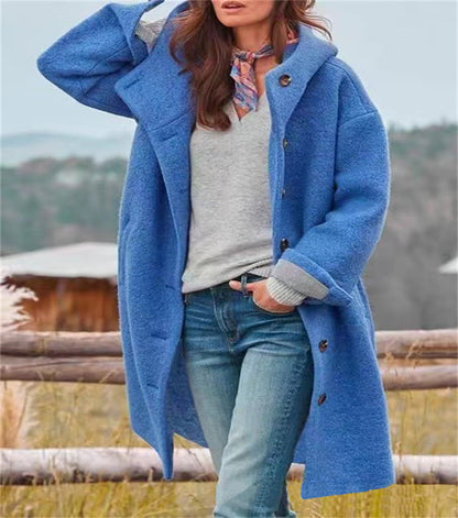 Damen Oversized Freizeitmantel Norvielle Modischer Schnitt