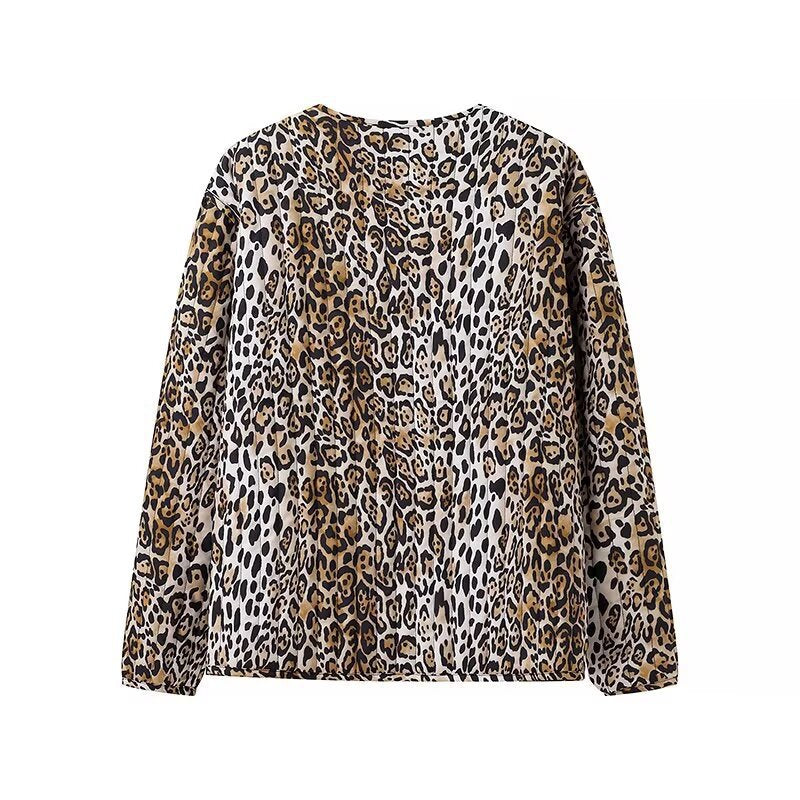 Damen Gemusterte Jacke Norvielle mit Bindegürtel