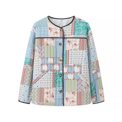 Damen Patchworkjacke Norvielle mit Taschen