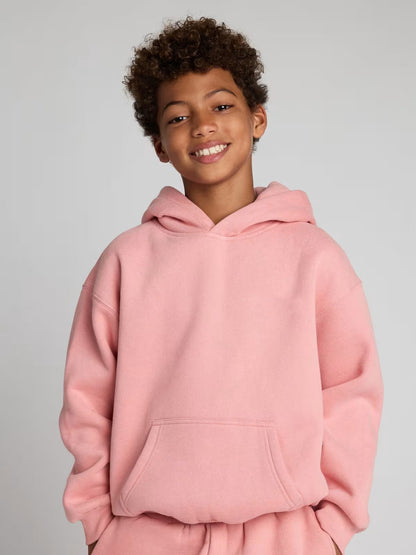 Damen Oversized Fleece Kapuzenanzug Weich Norvielle