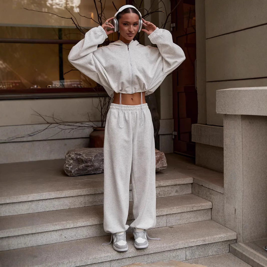 Damen Jogginganzug mit Kapuze Bequem Norvielle