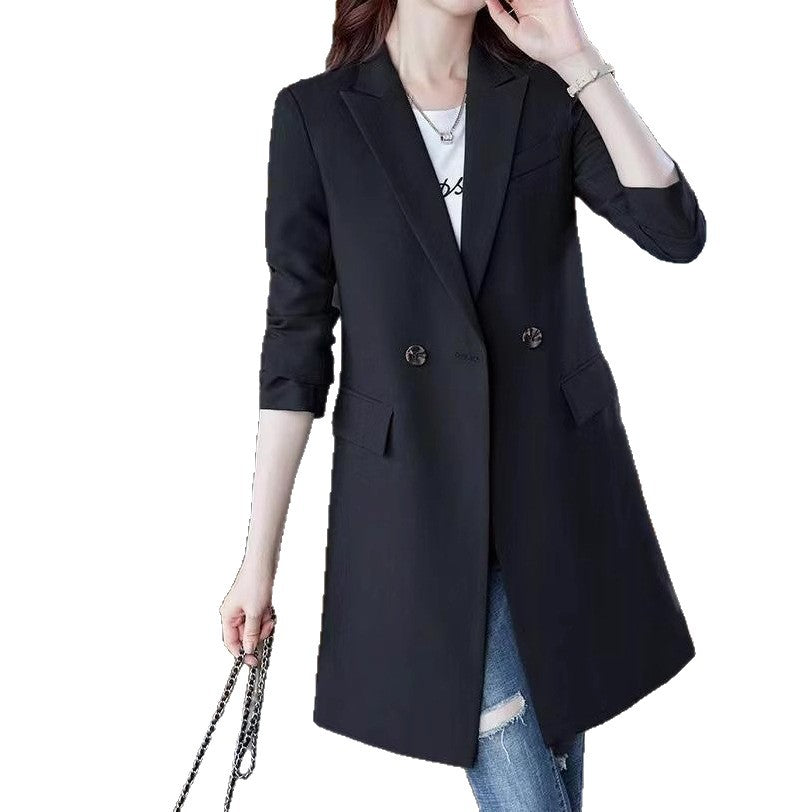 Damen Langblazer Doppelknopfleiste Norvielle