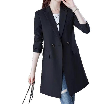Damen Langblazer Doppelknopfleiste Norvielle