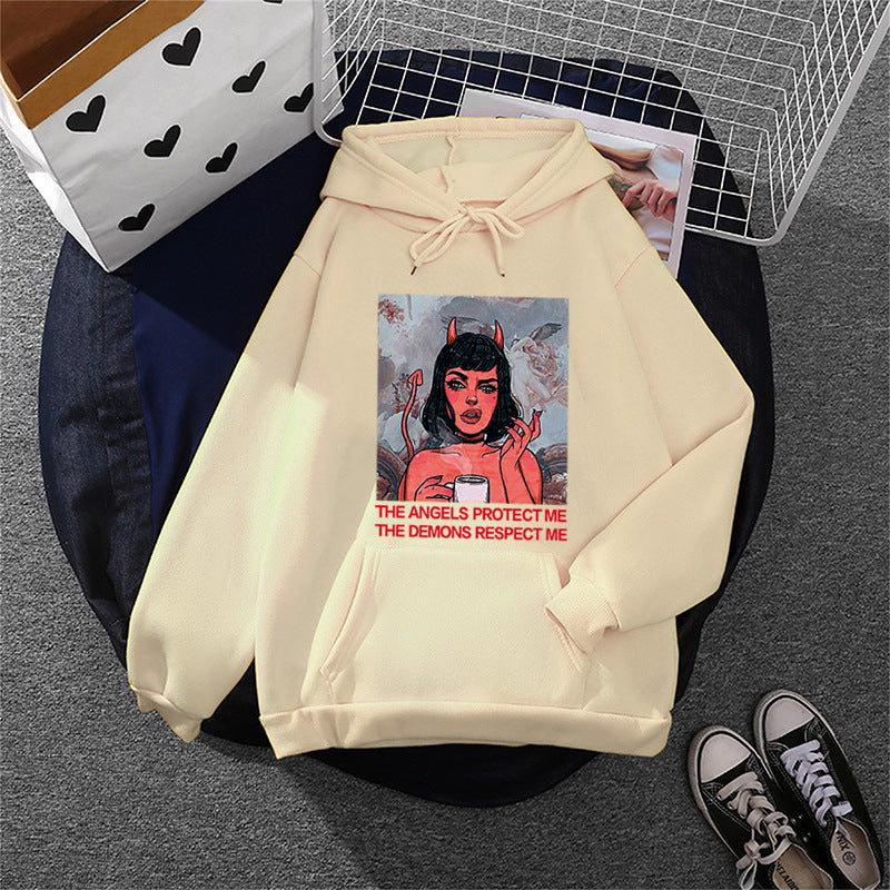 Damen Hoodie Grafikdruck Norvielle - Norvielle