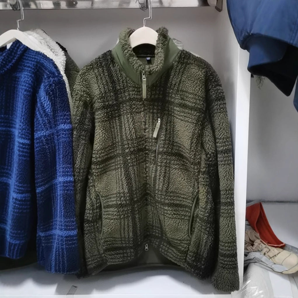 Damen Fleecejacke Wabenstruktur Hochkragen Norvielle