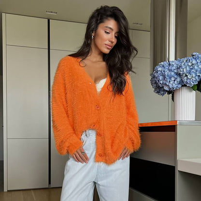 Damen Strickcardigan Kuschelig Norvielle